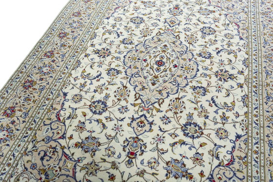Image 1 of Tappeto orientale in sughero Kashan annodato a mano – 293 x 200 cm