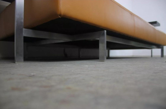 Image 1 of Divano Rolf Benz Dono6100 a tre posti in pelle marrone estensibile