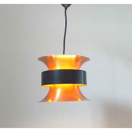 Image 1 of VEB Mettaldrücker Halle Vintage Pendant Light, 1970s