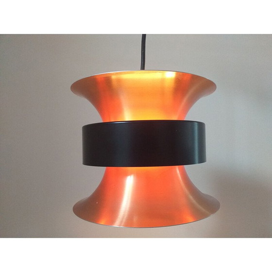 Image 1 of VEB Mettaldrücker Halle Vintage Pendant Light, 1970s