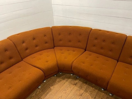 Image 1 of Large 8-seater corner sofa Tatra Nabytok brown