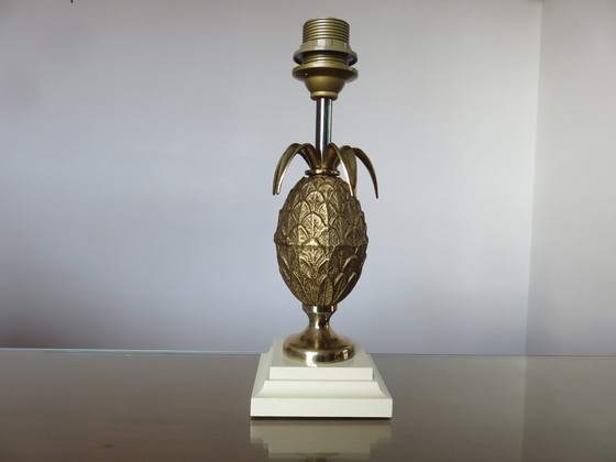 Image 1 of Pineapple" Brass Lamp