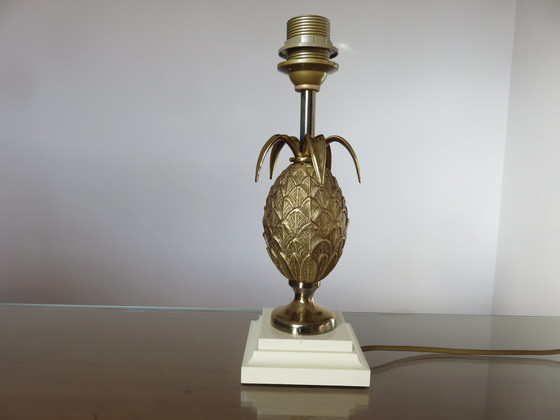 Image 1 of Pineapple" Brass Lamp