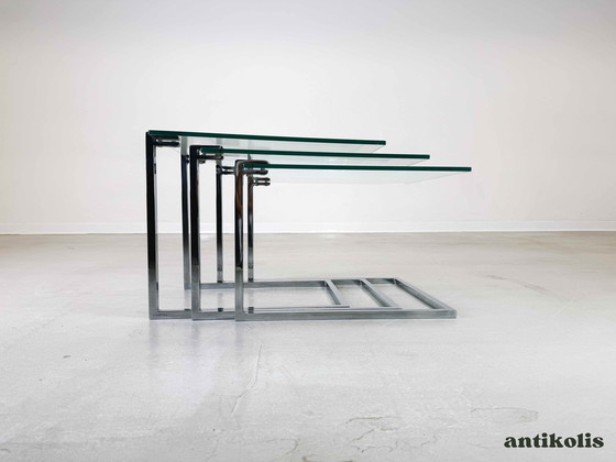 Image 1 of Mid Century Tables d'appoint Design Institute America (DIA) Milo Baughman