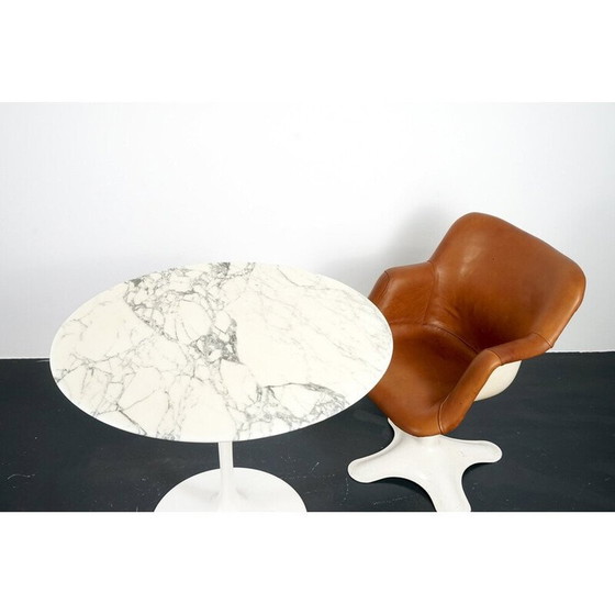 Image 1 of Vintage marble dining table by Eero Saarinen for Knoll International, Germany 1969