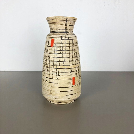 Image 1 of Vintage ceramic floor vase "526 35" by Bay Ceramics, Germany 1960