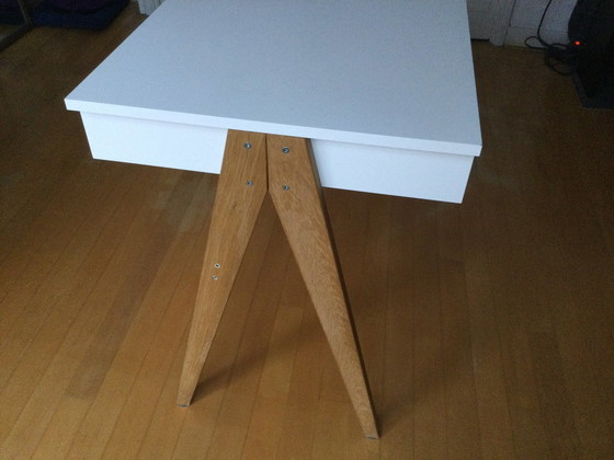 Image 1 of 2x Desk Table And Desk Chair