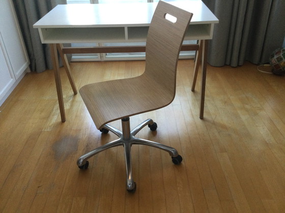 Image 1 of 2x Desk Table And Desk Chair