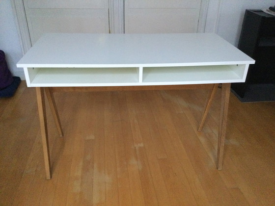 Image 1 of 2x Desk Table And Desk Chair