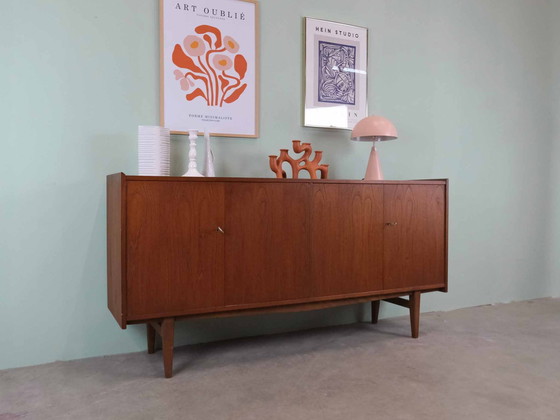 Image 1 of Vintage sideboard 50s 60s MidCentury 70s teak wood Dressoir