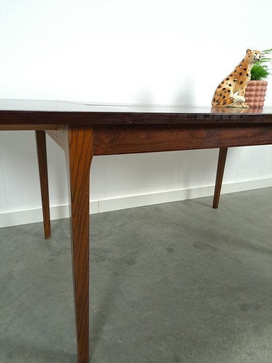 Image 1 of Rosewood Veneer Extendable Dining Table