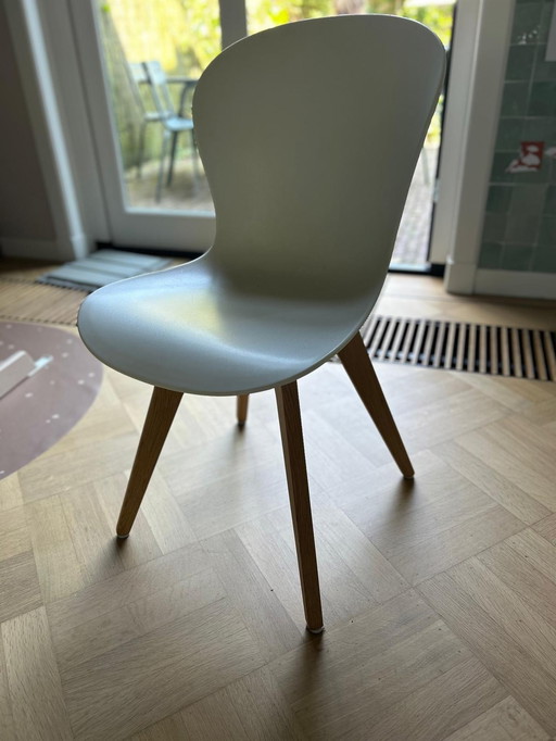 6x BoConcept Adelaide dining chair - oak / white