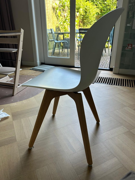 Image 1 of 6x BoConcept Adelaide dining chair - oak / white