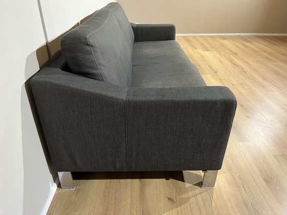 Image 1 of Leolux Antonia 3 seater Sofa Anthracite Gray Fabric Design