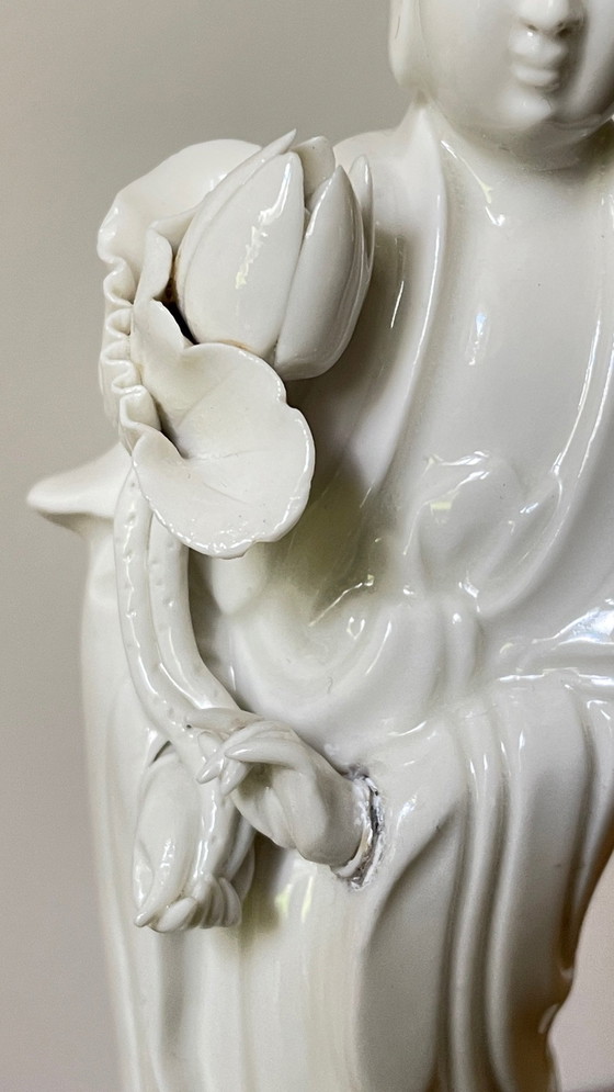 Image 1 of Geisha lamp Chinese porcelain Early 20th century