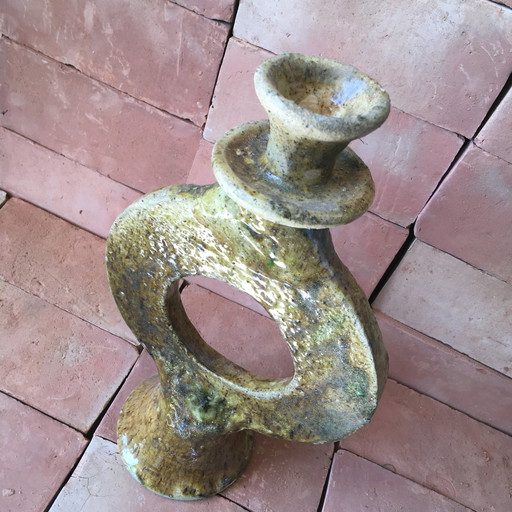 Tamegroute Pottery Candlestick