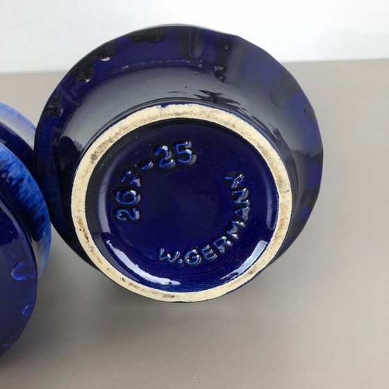 Image 1 of Pair of vintage ceramic vases for Scheurich series 484, Germany 1970