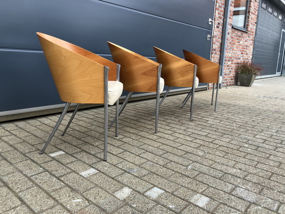 Image 1 of 4x Philippe Starck King Costes dining chairs