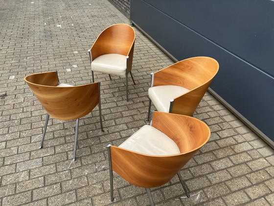 Image 1 of 4x Philippe Starck King Costes dining chairs