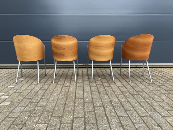 Image 1 of 4x Philippe Starck King Costes dining chairs