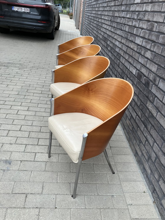 Image 1 of 4x Philippe Starck King Costes dining chairs