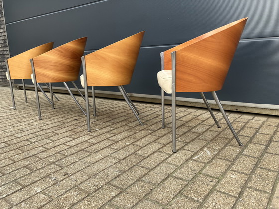 Image 1 of 4x Philippe Starck King Costes dining chairs