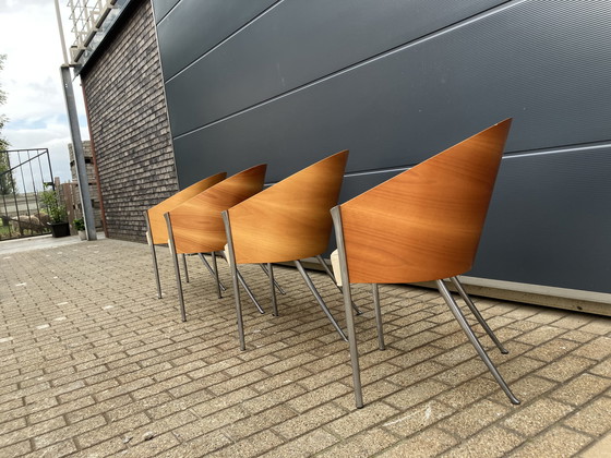 Image 1 of 4x Philippe Starck King Costes dining chairs