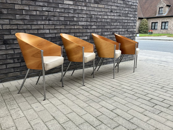 Image 1 of 4x Philippe Starck King Costes dining chairs