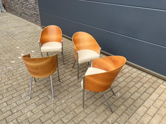 Image 1 of 4x Philippe Starck King Costes dining chairs