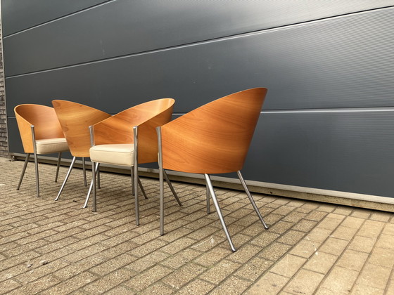 Image 1 of 4x Philippe Starck King Costes dining chairs