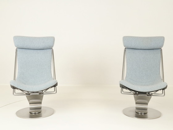 Image 1 of Lounge Chairs Model Interdane By Oluf Lund For Trio-Line, Denmark, 1990S