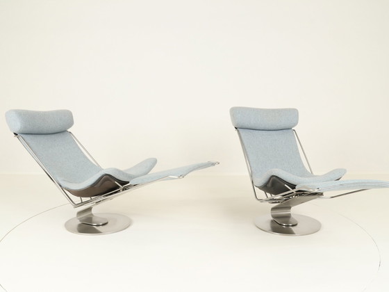 Image 1 of Lounge Chairs Model Interdane By Oluf Lund For Trio-Line, Denmark, 1990S