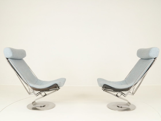 Image 1 of Lounge Chairs Model Interdane By Oluf Lund For Trio-Line, Denmark, 1990S