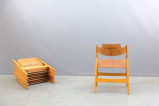 Image 1 of Vintage SE18 folding chairs by Egon Eiermann for Wilde + Spieth, set of 4