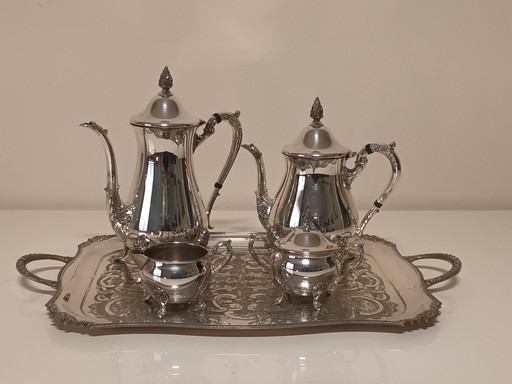 Silver-plated Tea and Coffee Set Sheffield