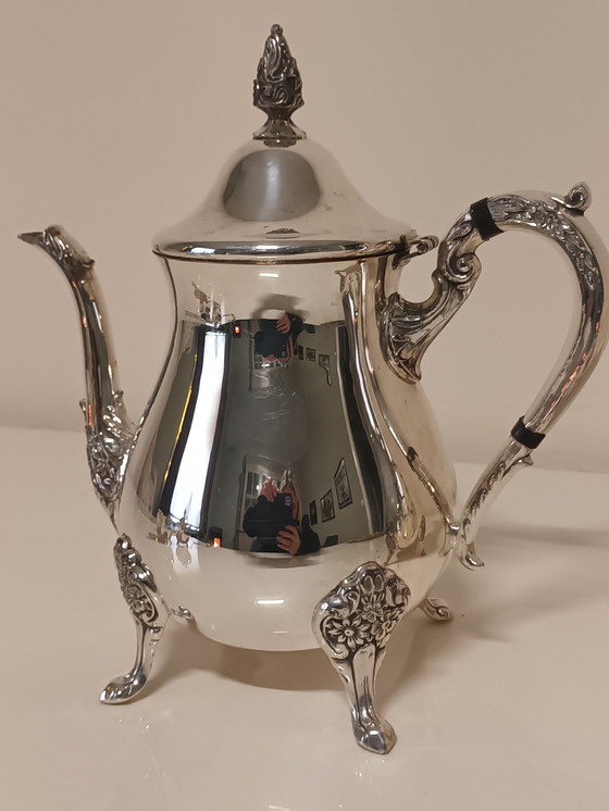 Image 1 of Silver-plated Tea and Coffee Set Sheffield