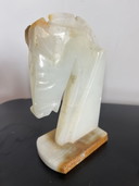 Onyx bookends horsehead