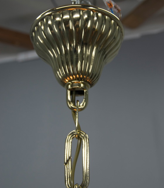 Image 1 of Art Deco Glass Chandelier, Kamenicky Senov, 1930S