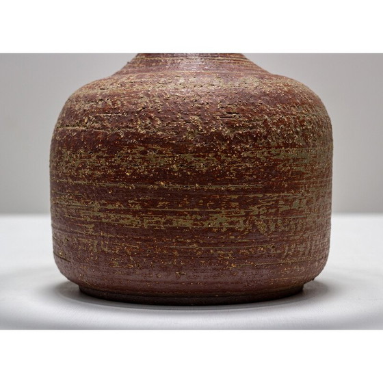 Image 1 of Vintage table lamp cooked by oxidation by Jacques Pouchain, 1960