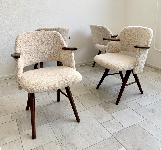 Image 1 of 4x Cees Braakman Pastoe FT30 dining chairs