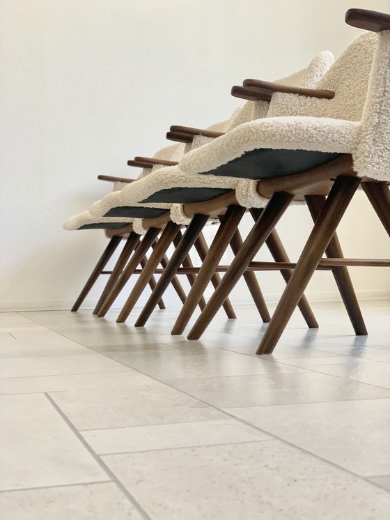 Image 1 of 4x Cees Braakman Pastoe FT30 dining chairs