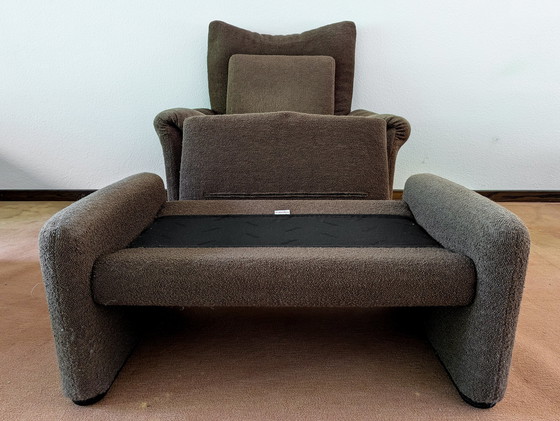 Image 1 of Cassina Maralunga Armchair and Ottoman