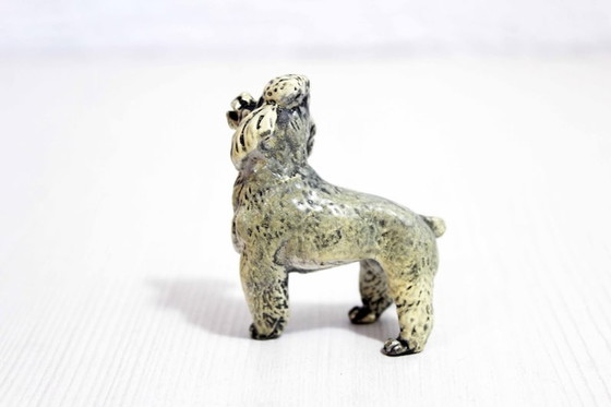 Image 1 of Poodle in solid pewter 1970/80