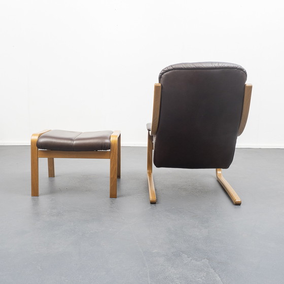 Image 1 of 70s cantilever chair + stool