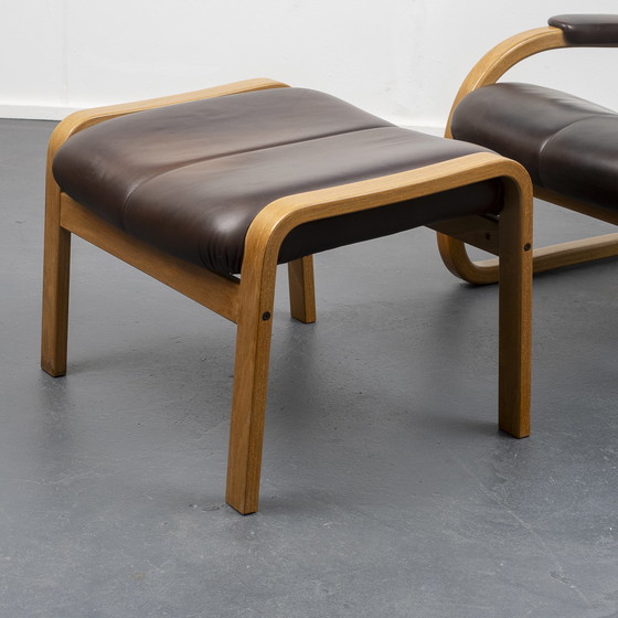 Image 1 of 70s cantilever chair + stool