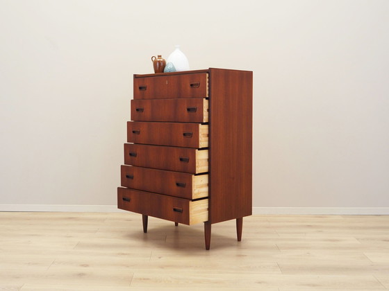 Image 1 of Teak Chest Of Drawers, Danish Design, 1970S, Production: Denmark