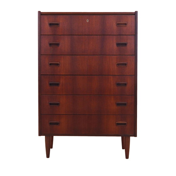 Image 1 of Teak Chest Of Drawers, Danish Design, 1970S, Production: Denmark