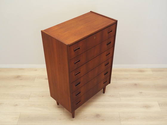 Image 1 of Teak Chest Of Drawers, Danish Design, 1970S, Production: Denmark