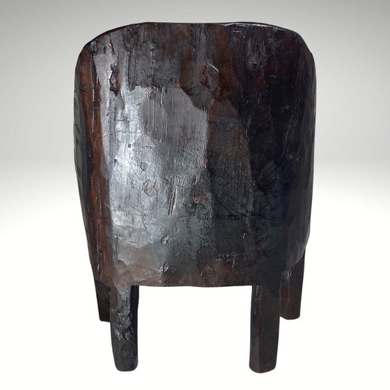 Image 1 of Wabi Sabi Brutalist Indian Naga Tribal Chair, 1890S