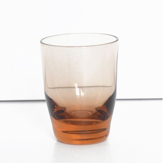 Image 1 of Set of vintage glass carafe and 6 glasses for Schott Zwiesel, Germany, 1970s